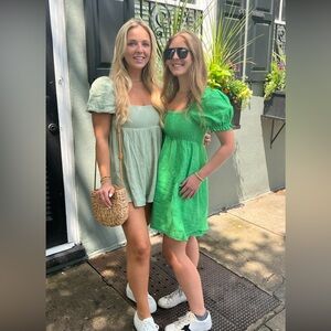 House of Harlow 1960 Green Dresses